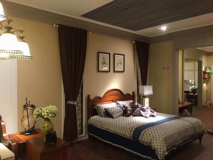 順德樂從耀冠家具窗簾定做_杰克莊園展廳窗簾設計工程 順德樂從窗簾定做