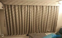 佛山禪城區萬科悅都薈樣版房窗簾-布藝窗簾工程實拍